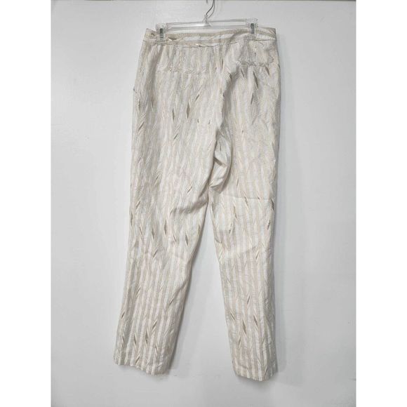 Anthropologie Porridge Kelyn Striped Trousers Size 8 - Picture 6 of 7